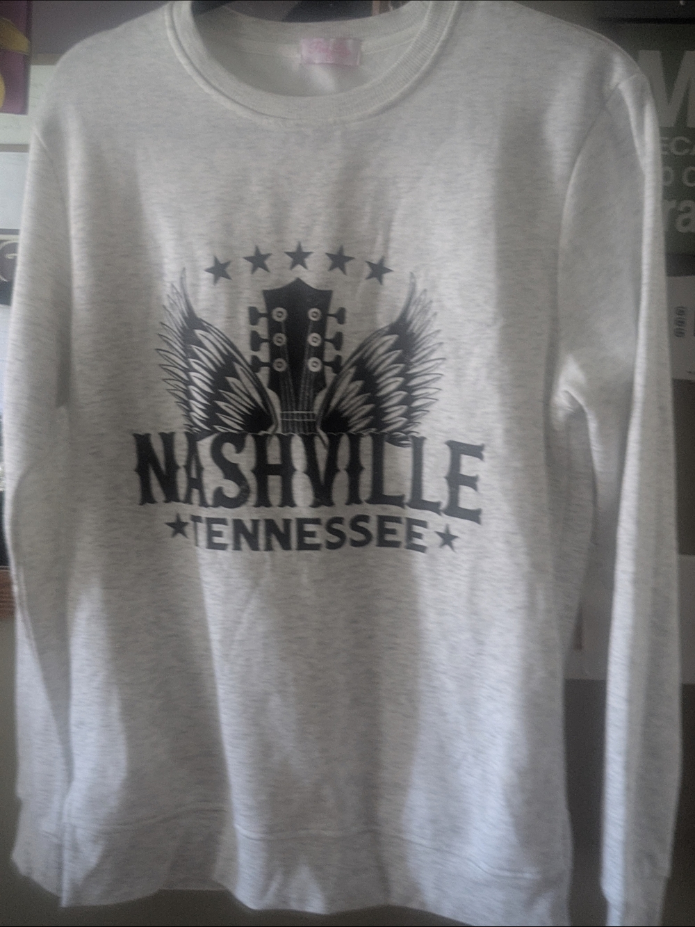 Pink Lily White Crewneck Sweatshirt - Pink Lily Boutique